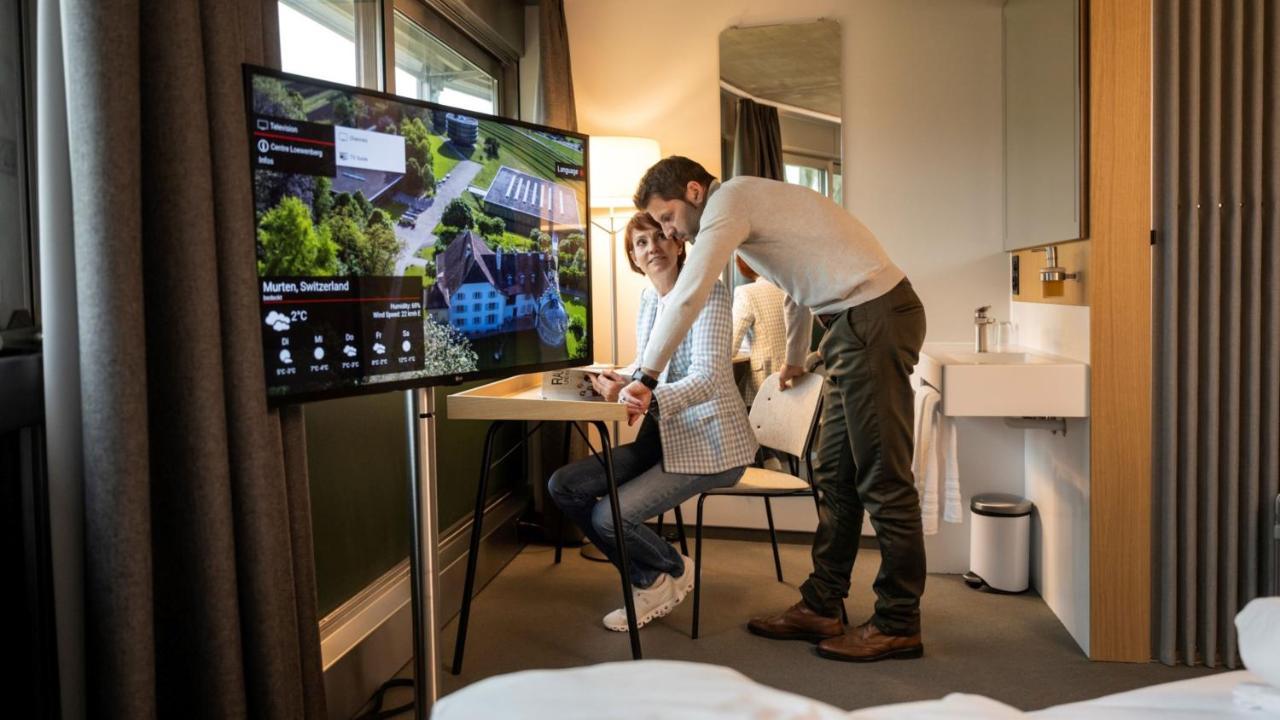 Centre Loewenberg Otel Murten Dış mekan fotoğraf
